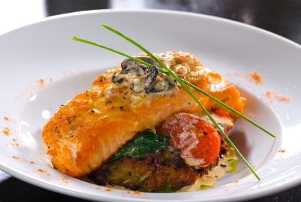 Tomato And Parmesan Baked Salmon picture